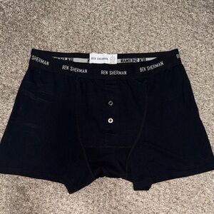 Ben Sherman Black Boxer Briefs with Branded Waistband
